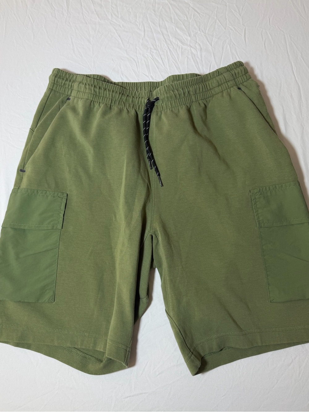 Old Navy Active Dynamic Fleece Men's Green Athletic Shorts L Drawstring Pockets